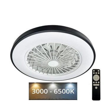 Plafón LED regulable con ventilador OPAL LED/48W/230V 3000-6500K + control remoto