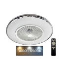 Plafón LED regulable con ventilador OPAL LED/72W/230V 3000-6500K + mando a distancia