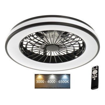 Plafón LED regulable con ventilador PLAVE LED/48W/230V 3000/4000/6500K + control remoto