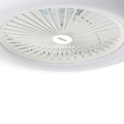 Plafón LED regulable con ventilador ZONDA LED/48W/230V 3000-6000K blanco + control remoto