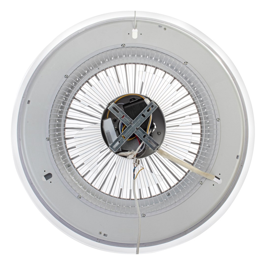Plafón LED regulable con ventilador ZONDA LED/48W/230V 3000-6000K blanco + control remoto