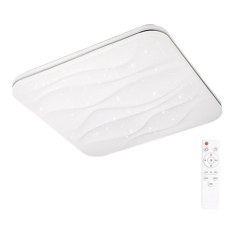 Plafón LED regulable DESERT LED/72W/230V + mando a distancia