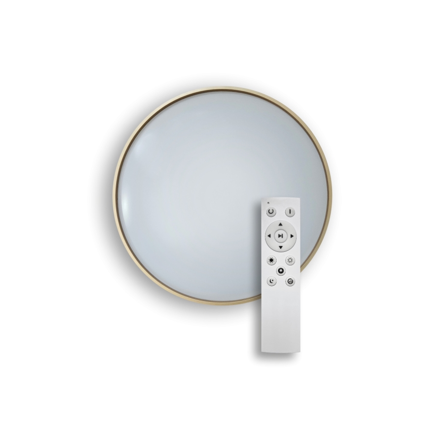 Plafón LED regulable DRINA LED/36W/230V 2700-6500K diá. 50 cm + control remoto