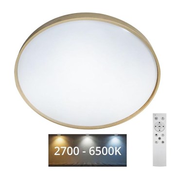 Plafón LED regulable DRINA LED/36W/230V 2700-6500K diá. 50 cm + control remoto
