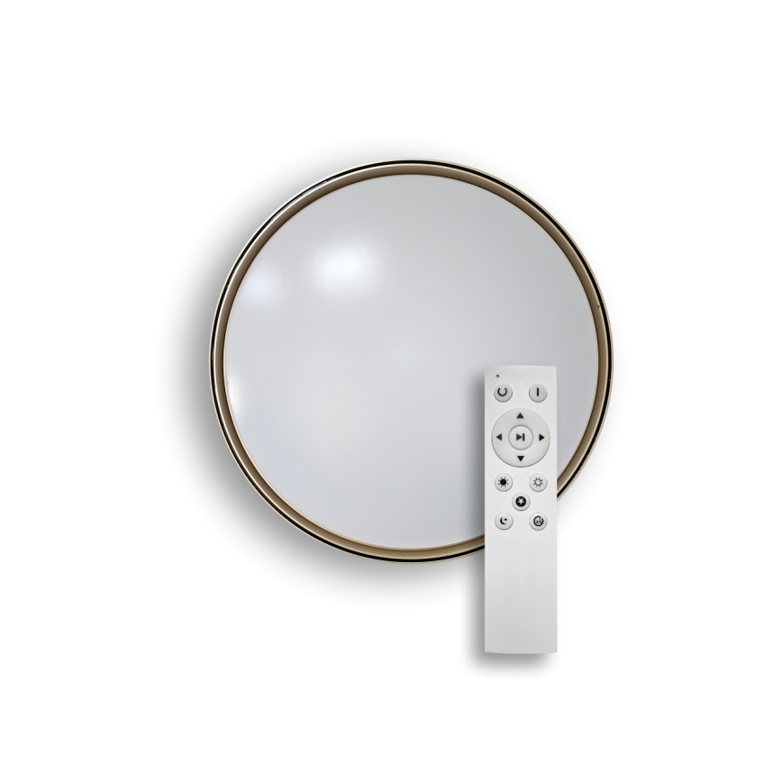 Plafón LED regulable EBRO LED/36W/230V 2700-6500K diá. 50 cm + control remoto