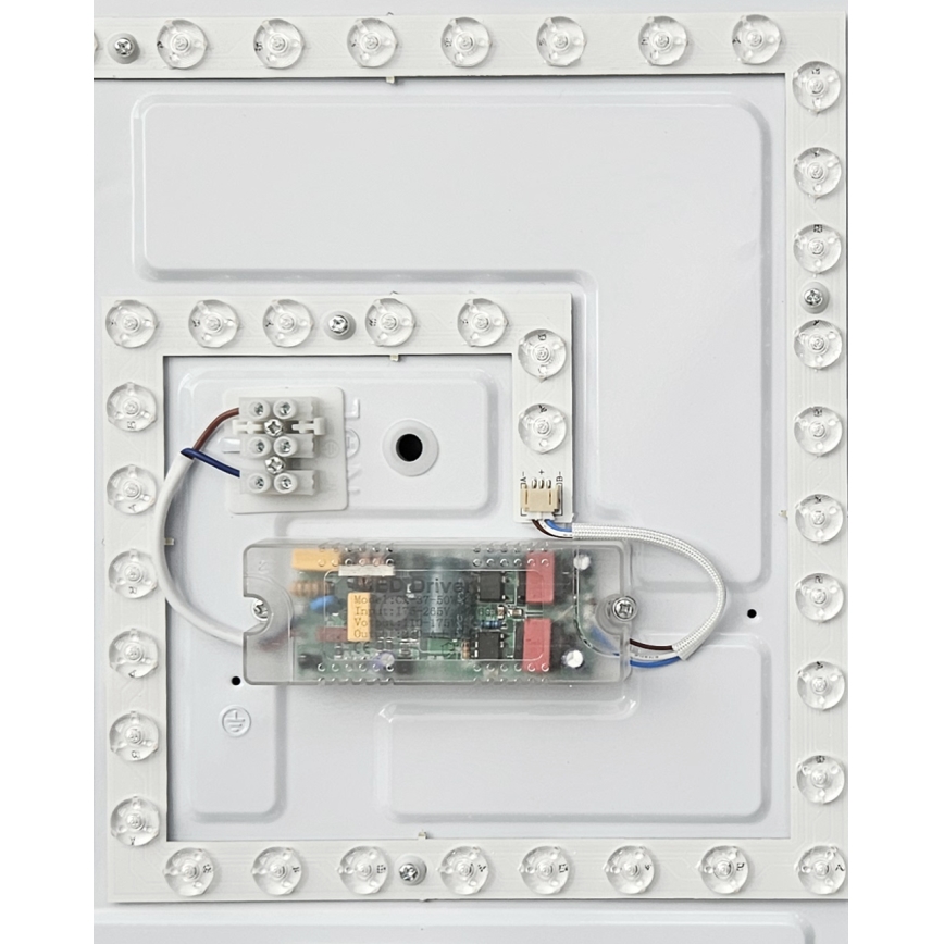 Plafón LED regulable FLORA LED/36W/230V 2700-6500K 43x43 cm + control remoto