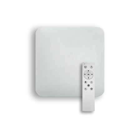 Plafón LED regulable FLORA LED/60W/230V 2700-6500K 53x53 cm + control remoto