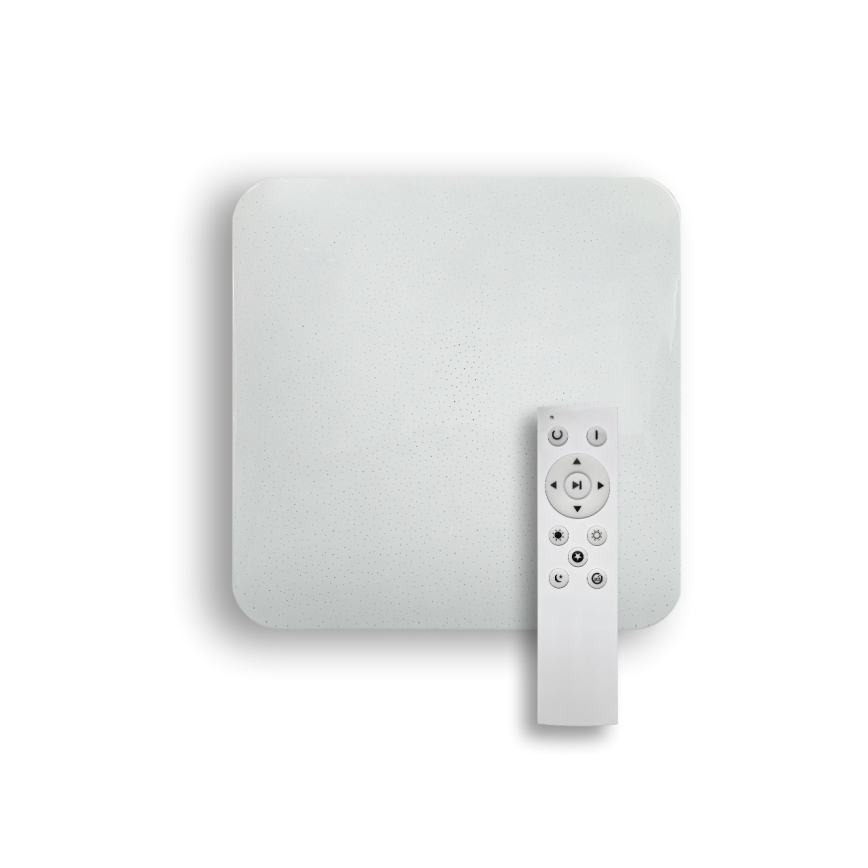 Plafón LED regulable FLORA LED/60W/230V 2700-6500K 53x53 cm + control remoto