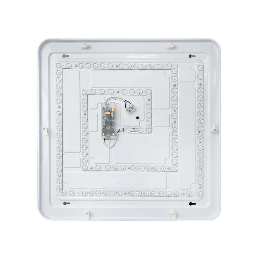 Plafón LED regulable FLORA LED/60W/230V 2700-6500K 53x53 cm + control remoto