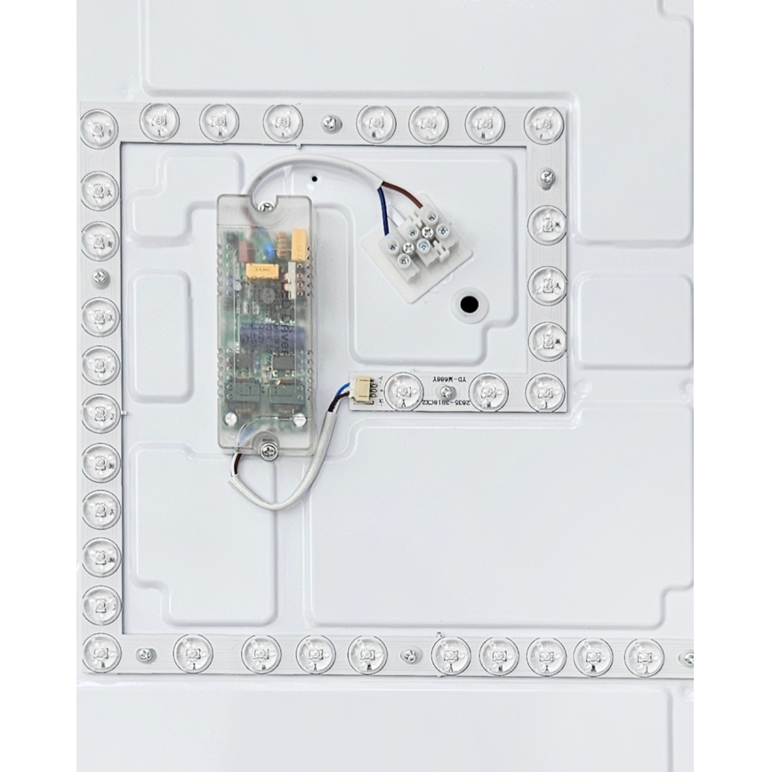 Plafón LED regulable FLORA LED/60W/230V 2700-6500K 53x53 cm + control remoto
