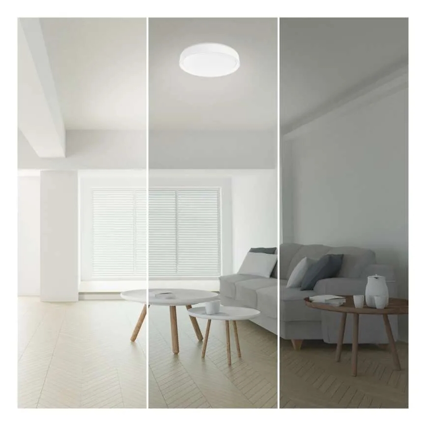 Plafón LED regulable GoSmart LED/45W/230V diá. 50 cm 2700-6500K Wi-Fi Tuya + control remoto