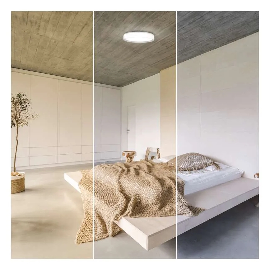 Plafón LED regulable GoSmart LED/45W/230V diá. 50 cm 2700-6500K Wi-Fi Tuya + control remoto