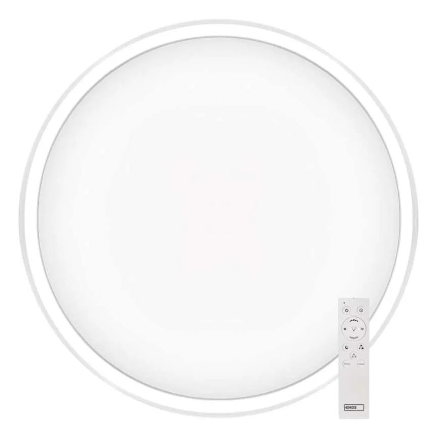 Plafón LED regulable GoSmart LED/45W/230V diá. 50 cm 2700-6500K Wi-Fi Tuya + control remoto