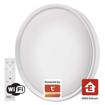 Plafón LED regulable GoSmart LED/45W/230V diá. 50 cm 2700-6500K Wi-Fi Tuya + control remoto