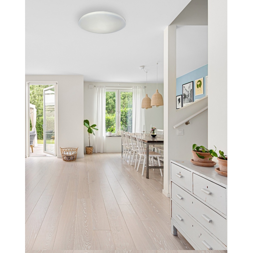 Plafón LED regulable IPOLY LED/60W/230V 2700-6500K diá. 58 cm + control remoto