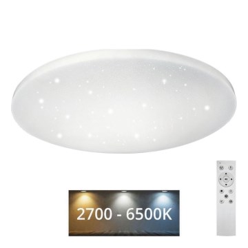 Plafón LED regulable IPOLY LED/60W/230V 2700-6500K diá. 58 cm + control remoto