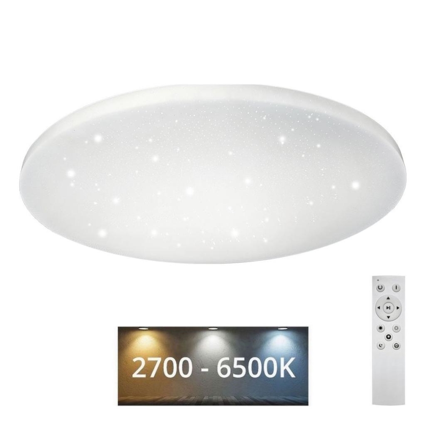 Plafón LED regulable IPOLY LED/60W/230V 2700-6500K diá. 58 cm + control remoto