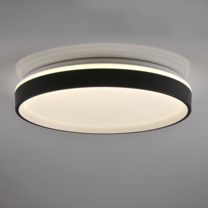 Luz de techo LED regulable para baño JADWIGA LED/42W/230V diá. 38,5 cm 3000-6000K IP44 + control remoto