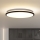 Plafón LED regulable JAMIL LED/48W/230V 3000-6500K negro + control remoto