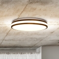 Plafón LED regulable LASKOS LED/48W/230V 3000-6500K negro + control remoto