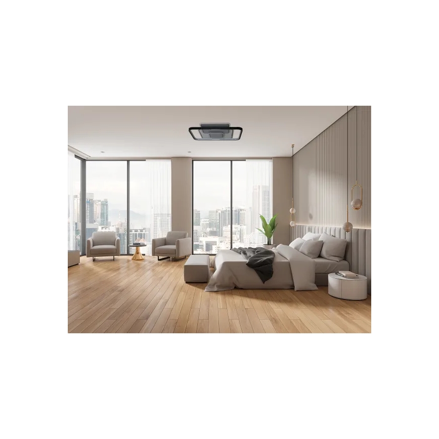 Plafón LED regulable LED/110W/230V 3000-6500K blanco + control remoto