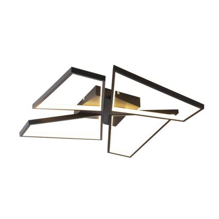 Plafón LED regulable LED/115W/230V 3000-6500K negro + control remoto