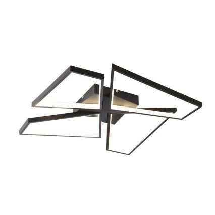 Plafón LED regulable LED/115W/230V 3000-6500K negro + control remoto