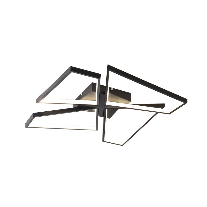 Plafón LED regulable LED/115W/230V 3000-6500K negro + control remoto