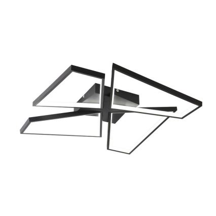 Plafón LED regulable LED/115W/230V 3000-6500K negro + control remoto