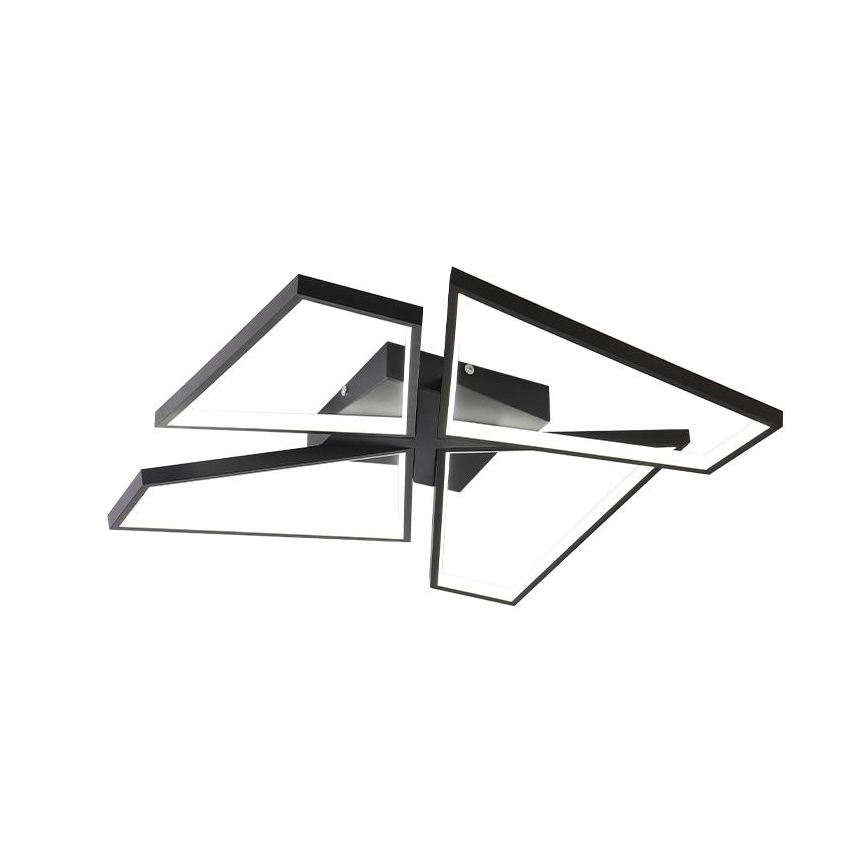 Plafón LED regulable LED/115W/230V 3000-6500K negro + control remoto