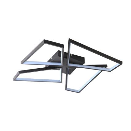 Plafón LED regulable LED/115W/230V 3000-6500K negro + control remoto