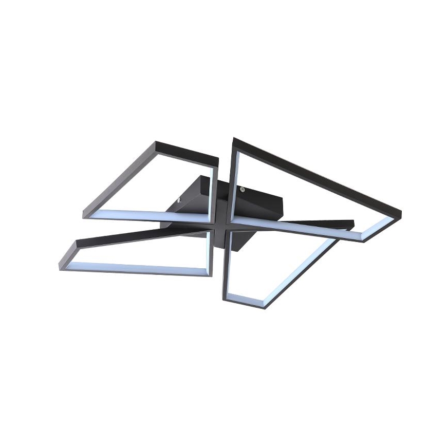 Plafón LED regulable LED/115W/230V 3000-6500K negro + control remoto