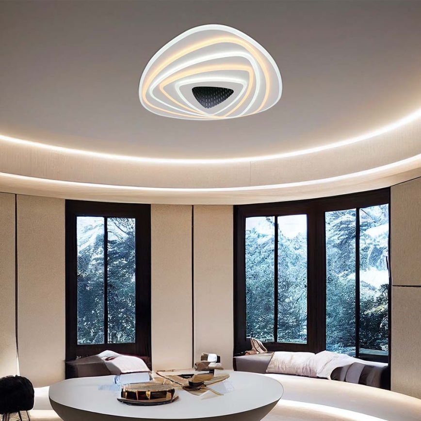 Plafón LED regulable LED/120W/230V 3000-6500K + control remoto