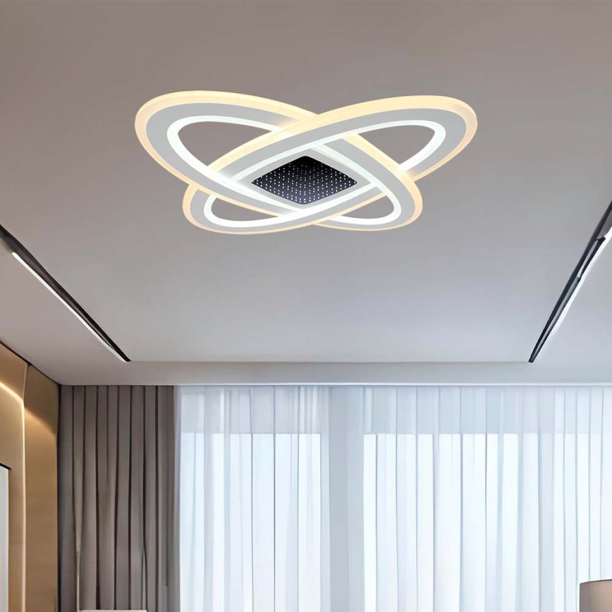 Plafón LED regulable LED/130W/230V 3000-6500K + control remoto
