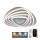 Plafón LED regulable LED/130W/230V 3000-6500K + mando a distancia