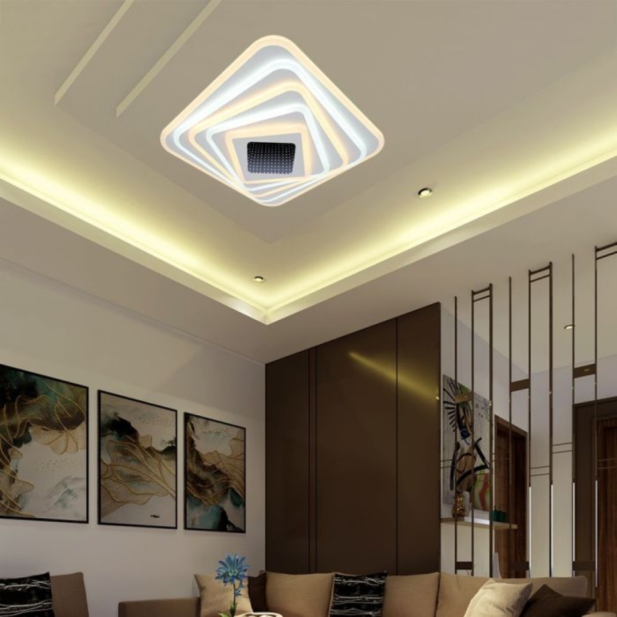 Plafón LED regulable LED/150W/230V 3000-6500K + control remoto