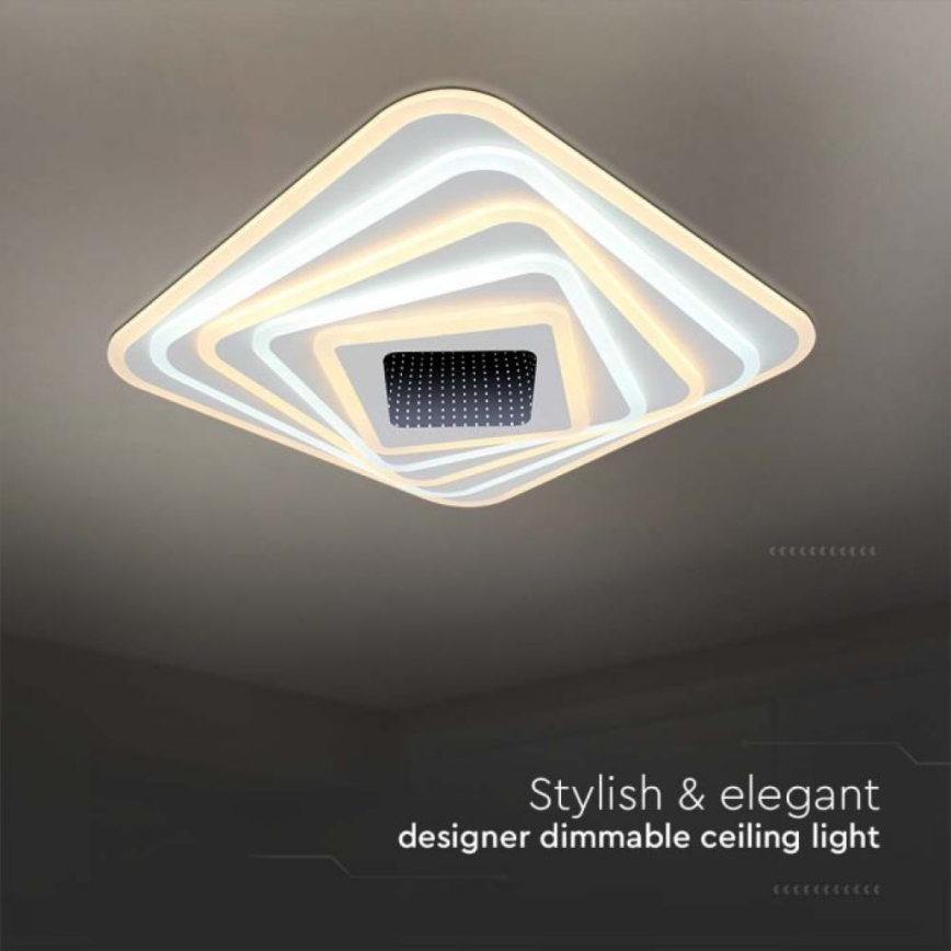 Plafón LED regulable LED/150W/230V 3000-6500K + control remoto