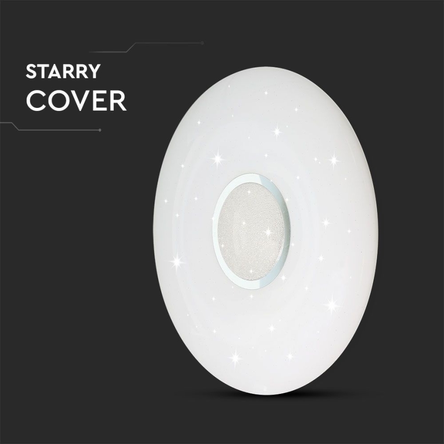 Plafón LED regulable LED/40W/230V 3000/4000/6500K + control remoto