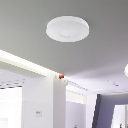 Plafón LED regulable LED/40W/230V 3000-6500K 39 cm blanco + control remoto