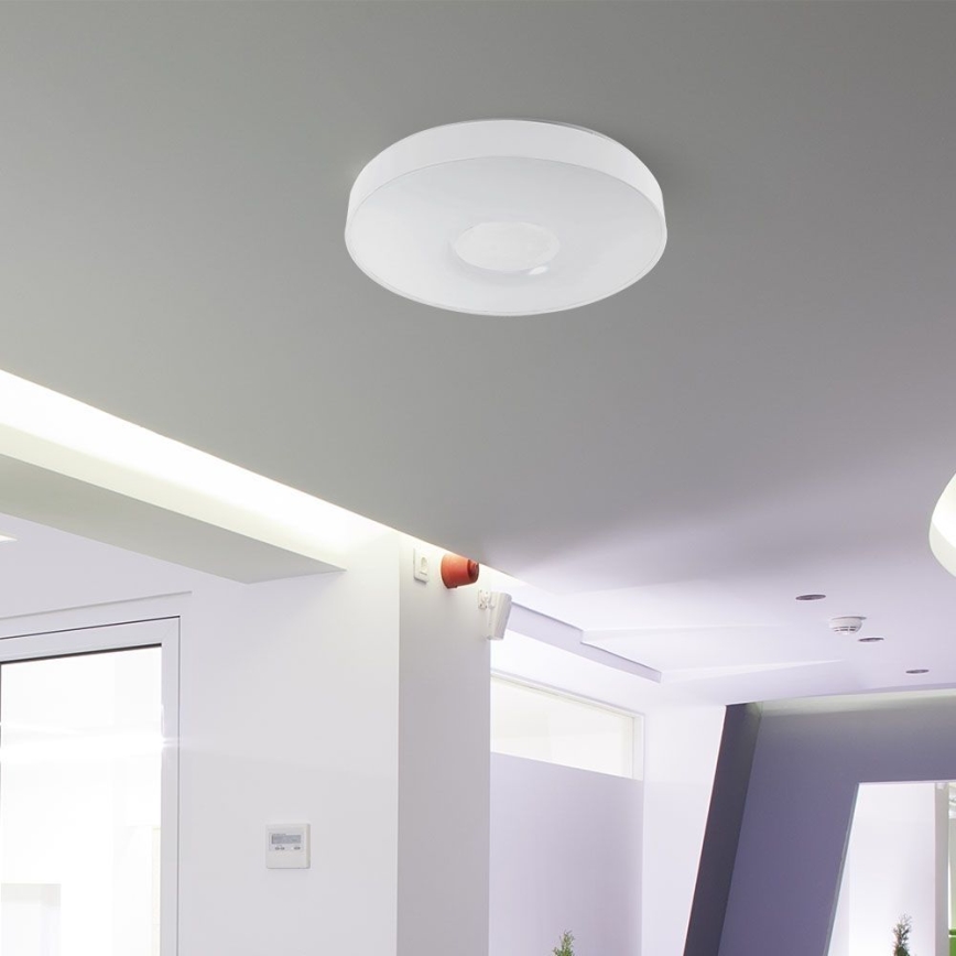 Plafón LED regulable LED/40W/230V 3000-6500K 39 cm blanco + control remoto