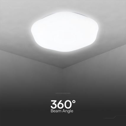 Plafón LED regulable LED/40W/230V 3000-6500K 40 cm blanco + control remoto