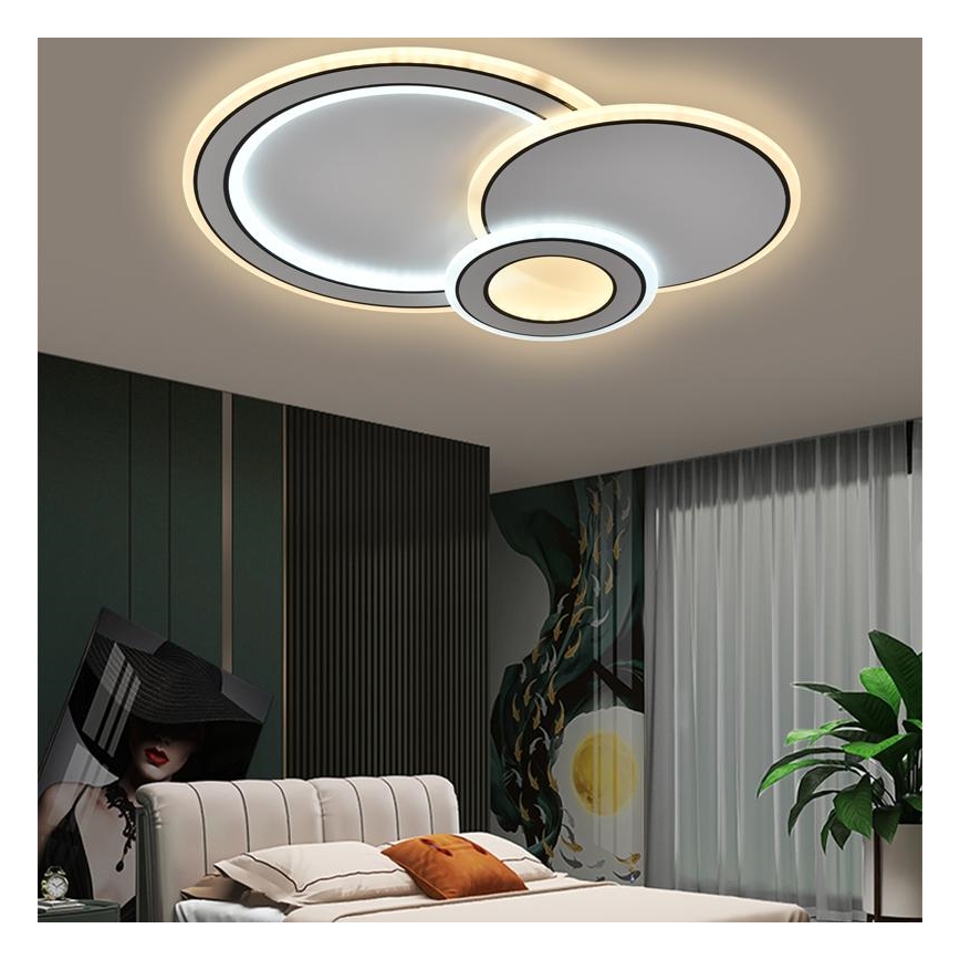 Plafón LED regulable LED/40W/230V 3000-6500K + control remoto