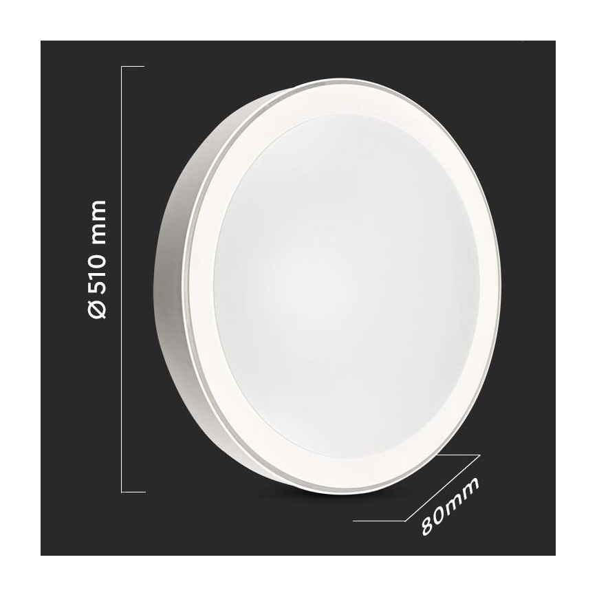Plafón LED regulable LED/40W/230V 3000K/4000K/6500K + CR