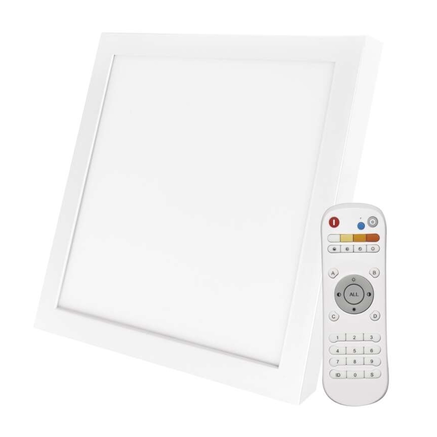 Plafón LED regulable LED/40W/230V + mando a distancia cuadrado 2700K-6000K