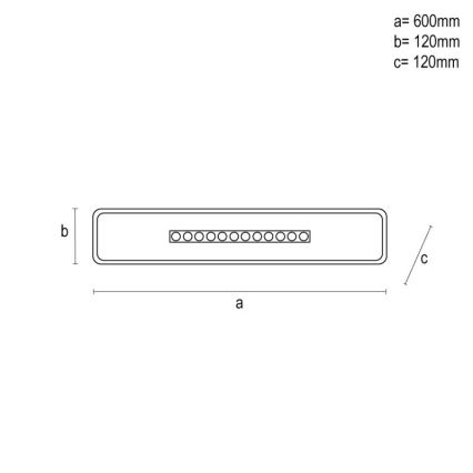 Plafón LED regulable LED/42W/230V 3000-6500K blanco + control remoto