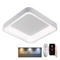 Plafón LED regulable LED/45W/230V 3000-6500K blanco + control remoto