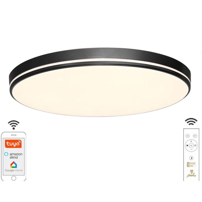 Plafón LED regulable LED/48W/230V 2700-6500K Wi-Fi Tuya + control remoto