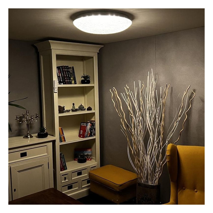 Plafón LED regulable LED/48W/230V 2700-6500K Wi-Fi Tuya + mando a distancia