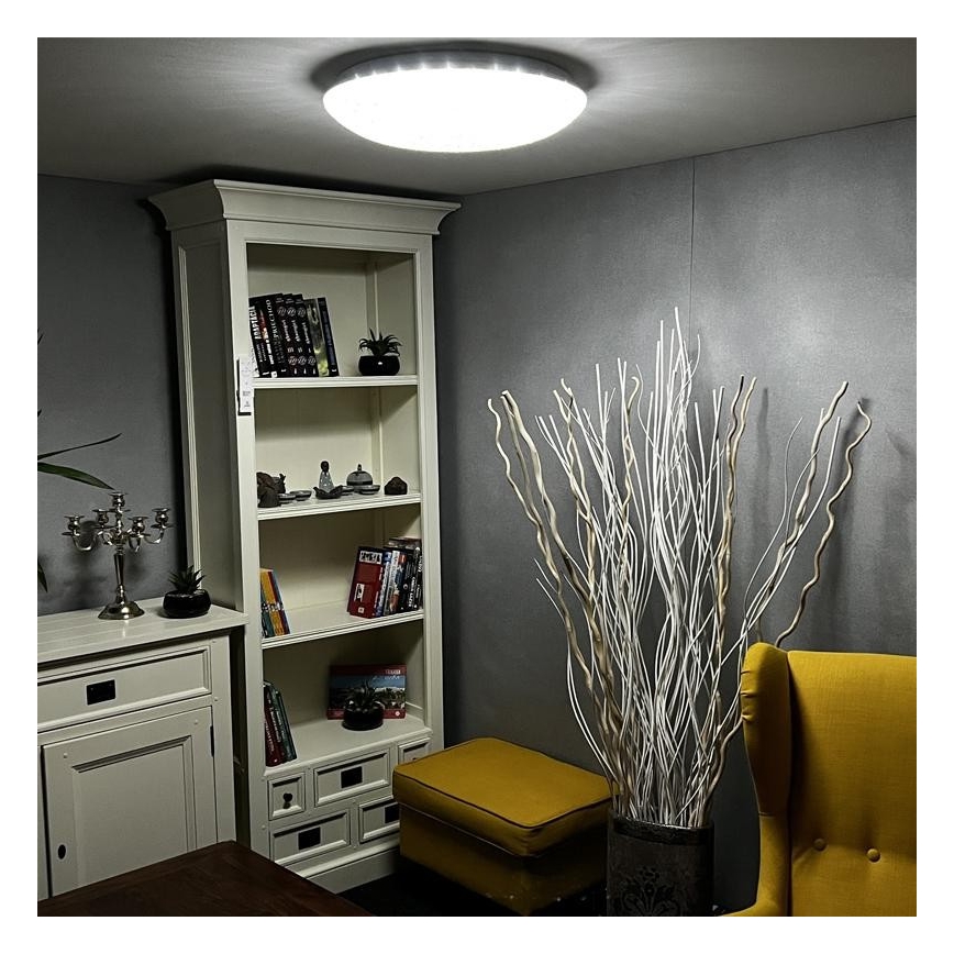 Plafón LED regulable LED/48W/230V 2700-6500K Wi-Fi Tuya + mando a distancia