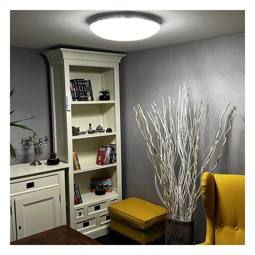 Plafón LED regulable LED/48W/230V 2700-6500K Wi-Fi Tuya + mando a distancia